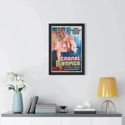 CARNAL OLYMPICS 1983 - Framed Movie Poster - The Sticker Space