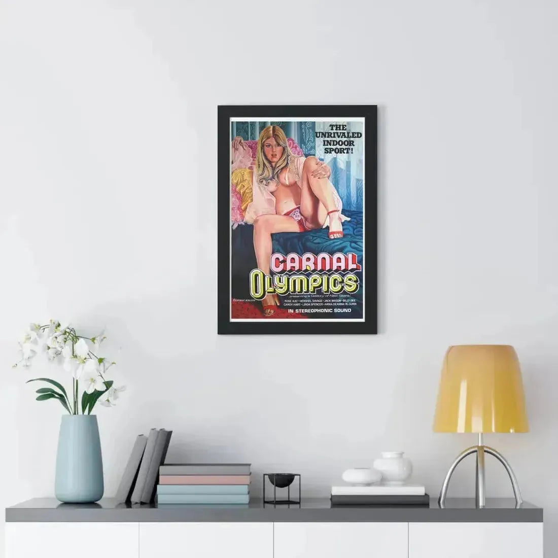 CARNAL OLYMPICS 1983 - Framed Movie Poster - The Sticker Space