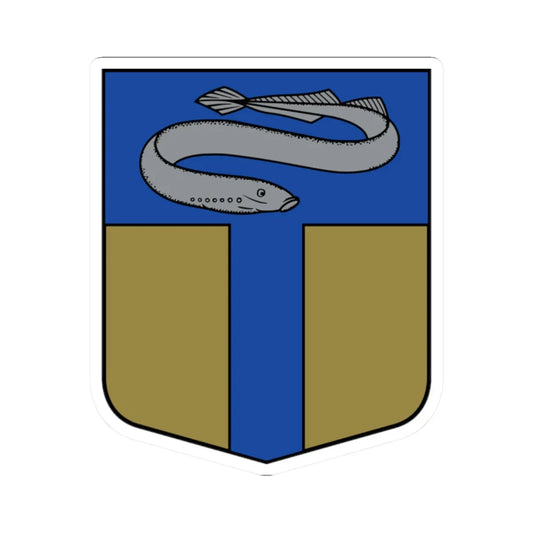 Carnikavas pagasts COA (Latvia) (Coat of Arms) STICKER Vinyl Kiss-Cut Decal 2 Inch White - The Sticker Space