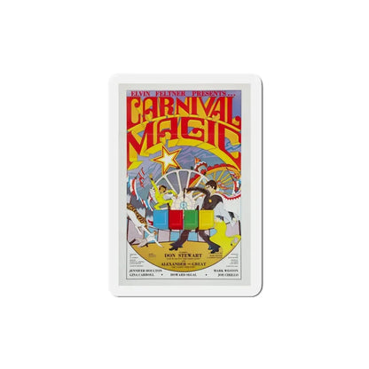 Carnival Magic 1981 Movie Poster Refrigerator Magnet 4 Inch - The Sticker Space