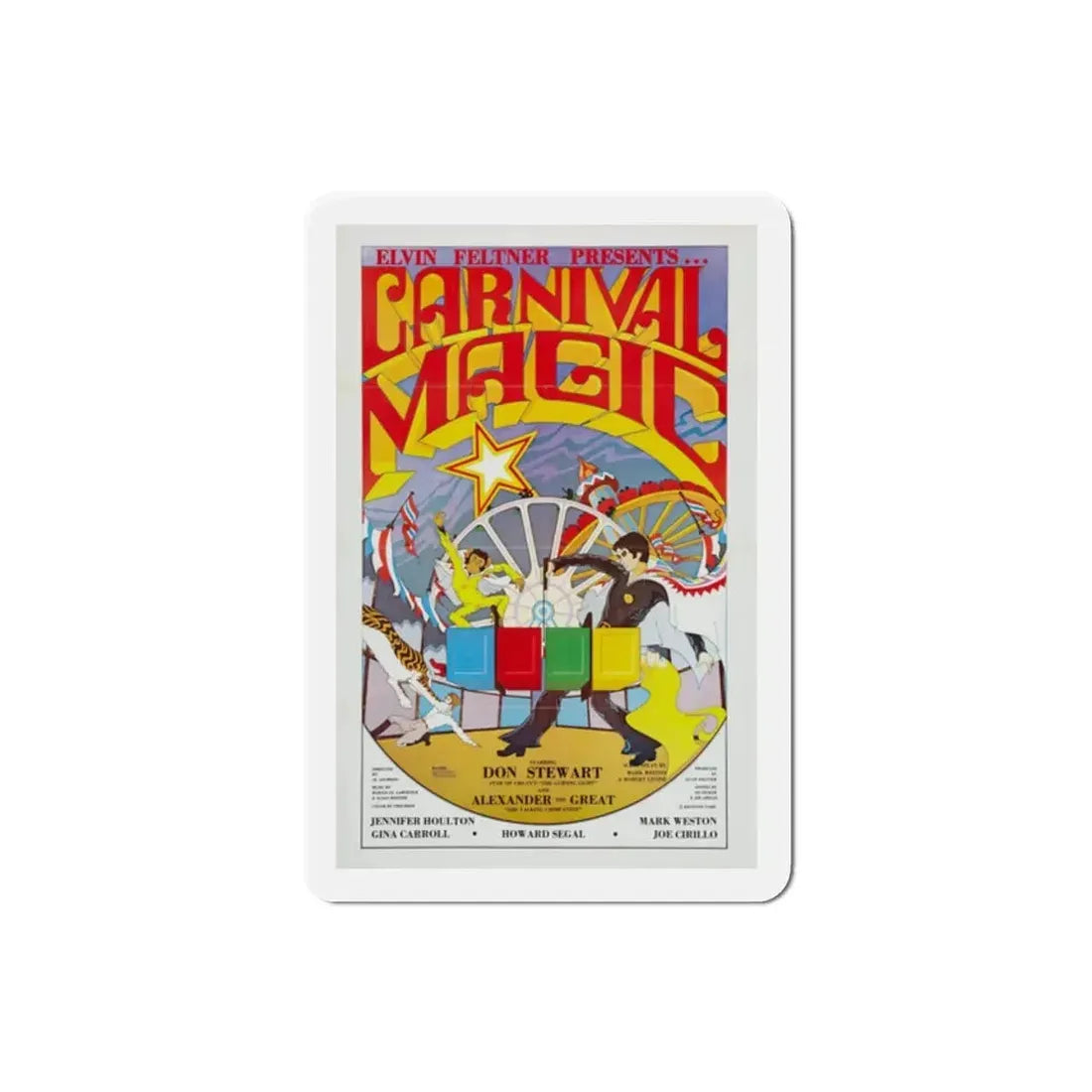 Carnival Magic 1981 Movie Poster Refrigerator Magnet - The Sticker Space
