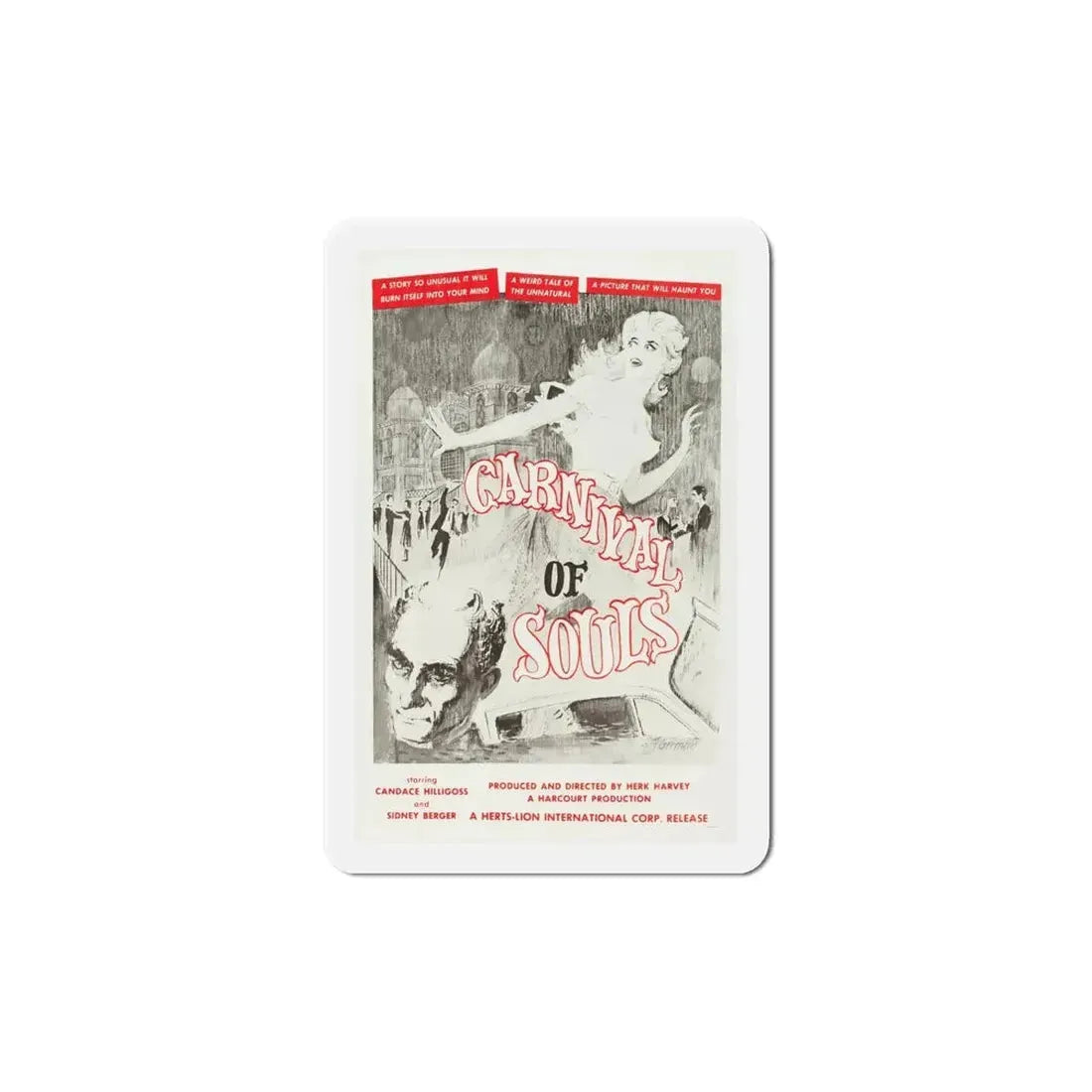 Carnival of Souls 1962 Movie Poster Refrigerator Magnet - The Sticker Space