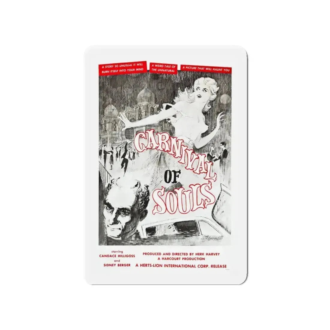 CARNIVAL OF SOULS (2) 1962 Movie Poster - Refrigerator Magnet - The Sticker Space