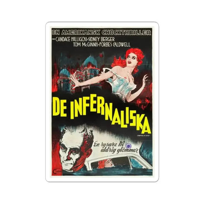 CARNIVAL OF SOULS (SWEDISH) 1962 Movie Poster - STICKER Vinyl Kiss-Cut Decal 2 Inch White - The Sticker Space