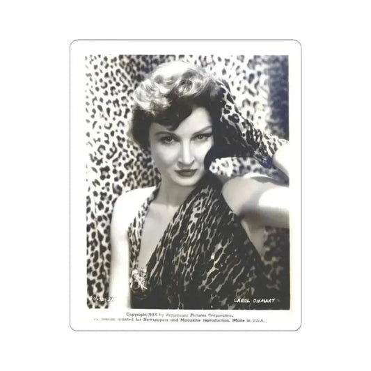 Carol Ohmart #03 (Vintage Female Icon) STICKER Vinyl Kiss-Cut Decal 2 Inch White - The Sticker Space