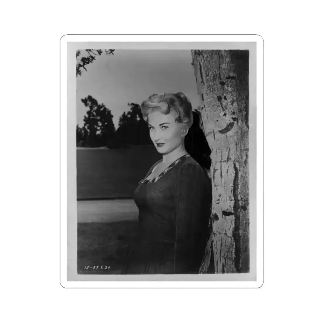 Carol Ohmart #05 (Vintage Female Icon) STICKER Vinyl Kiss-Cut Decal 2 Inch White - The Sticker Space