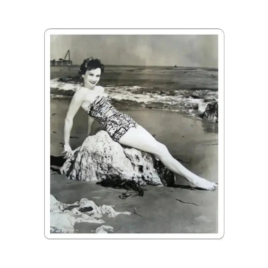 Carol Ohmart #09 (Vintage Female Icon) STICKER Vinyl Kiss-Cut Decal 2 Inch White - The Sticker Space