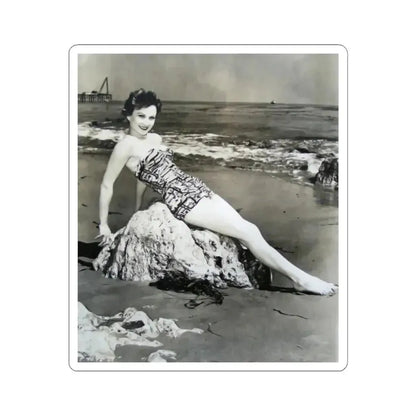 Carol Ohmart #09 (Vintage Female Icon) STICKER Vinyl Kiss-Cut Decal 6 Inch White - The Sticker Space