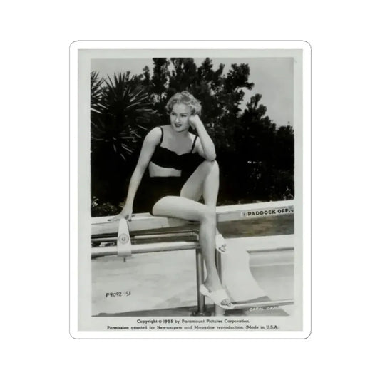 Carol Ohmart #10 (Vintage Female Icon) STICKER Vinyl Kiss-Cut Decal 2 Inch White - The Sticker Space