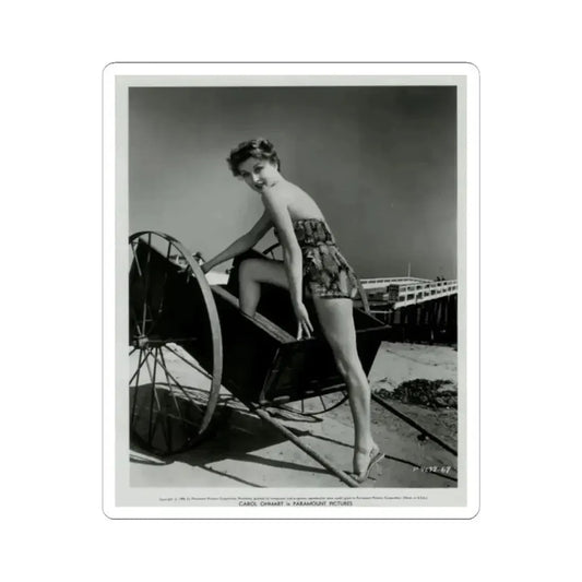 Carol Ohmart #11 (Vintage Female Icon) STICKER Vinyl Kiss-Cut Decal 2 Inch White - The Sticker Space