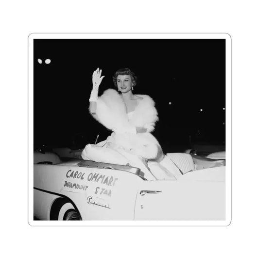 Carol Ohmart #44 (Vintage Female Icon) STICKER Vinyl Kiss-Cut Decal 2 Inch White - The Sticker Space