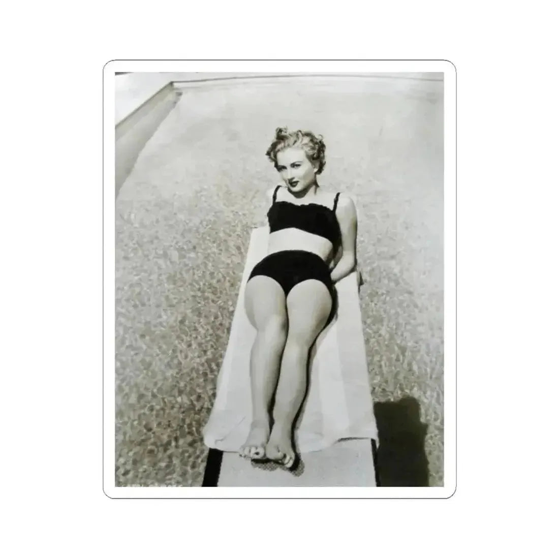 Carol Ohmart #69 (Vintage Female Icon) STICKER Vinyl Kiss-Cut Decal 2 Inch White - The Sticker Space