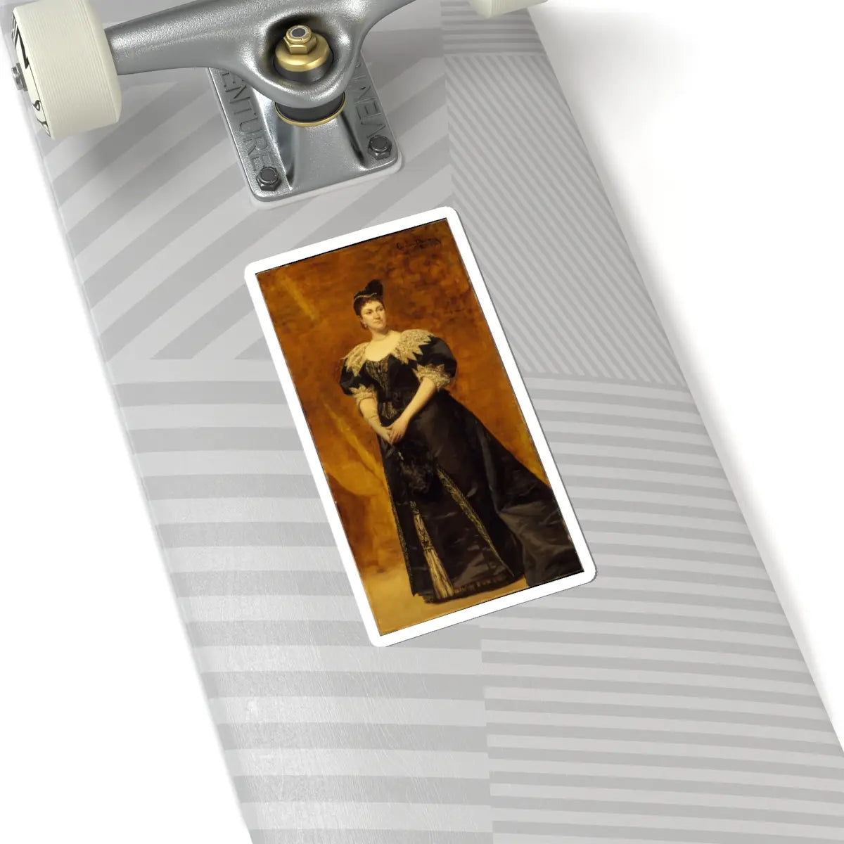 SKU:TSS-STICK-CRLDRN-6X6-2 Sizes:6" × 6" Types:White