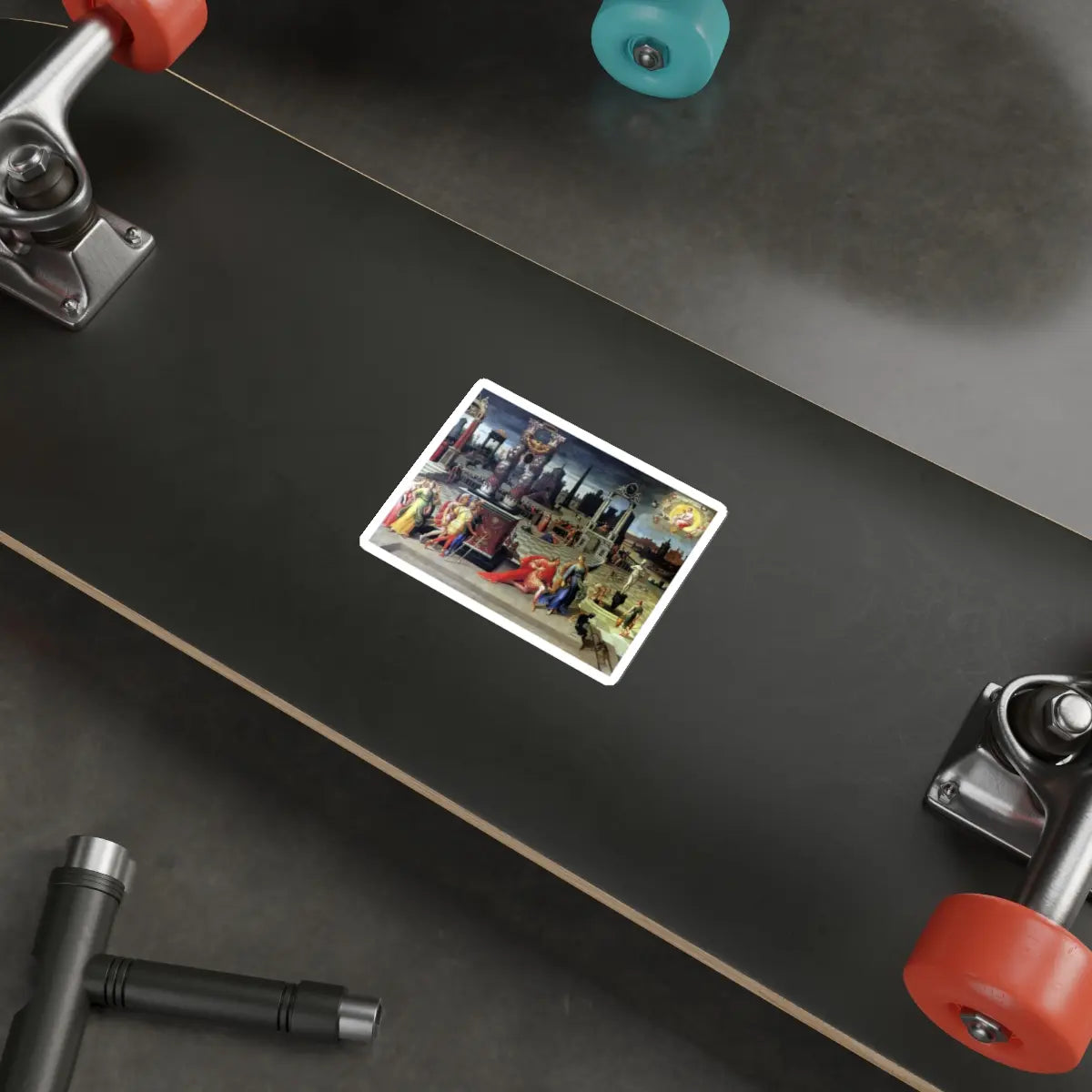SKU:14578815663636273943 Sticker types:White Shape:Die-Cut Sizes:4" × 4"