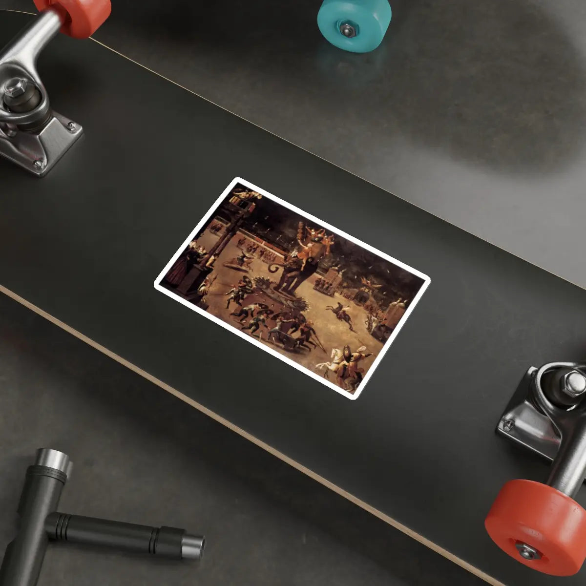 SKU:27511788175297742348 Sticker types:White Shape:Die-Cut Sizes:6" × 6"