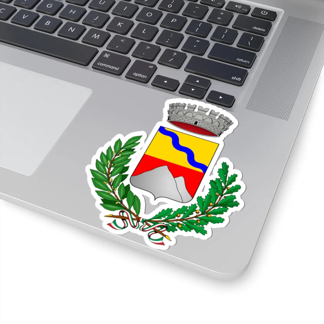 Carona-Stemma (Italy) (Coat of Arms) STICKER Vinyl Kiss-Cut Decal - The Sticker Space