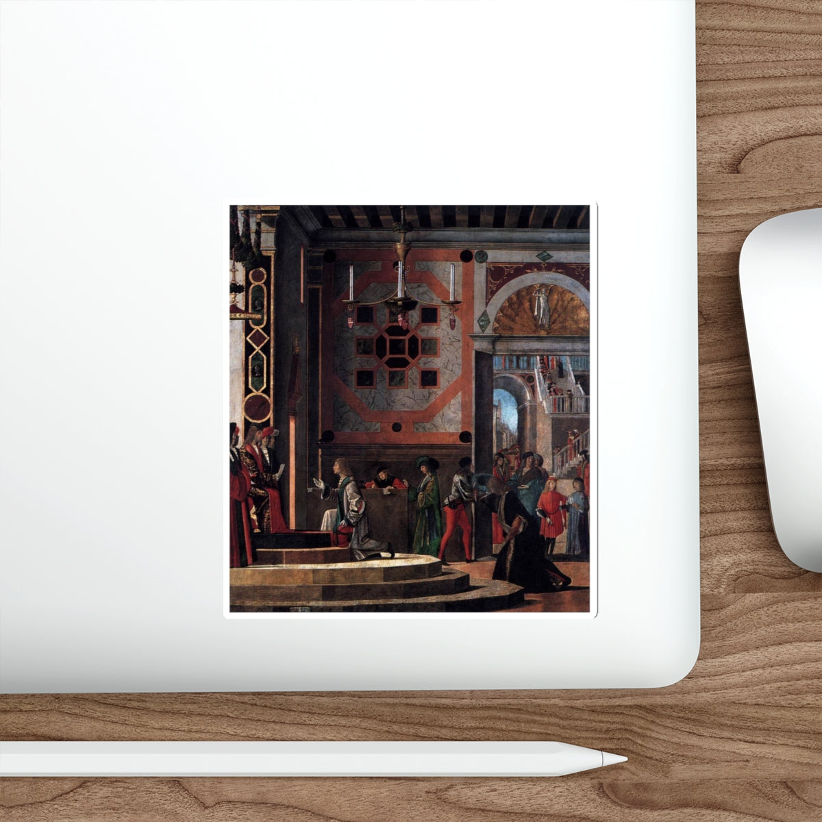 CARPACCIO, Vittore - The Ambassadors Depart (Artwork) STICKER Vinyl Die-Cut Decal-The Sticker Space