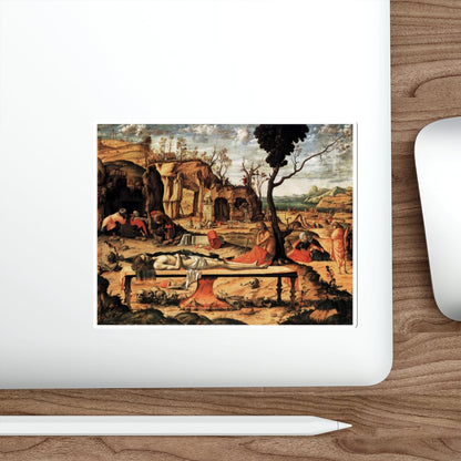 CARPACCIO, Vittore - The Dead Christ (Artwork) STICKER Vinyl Die-Cut Decal-The Sticker Space