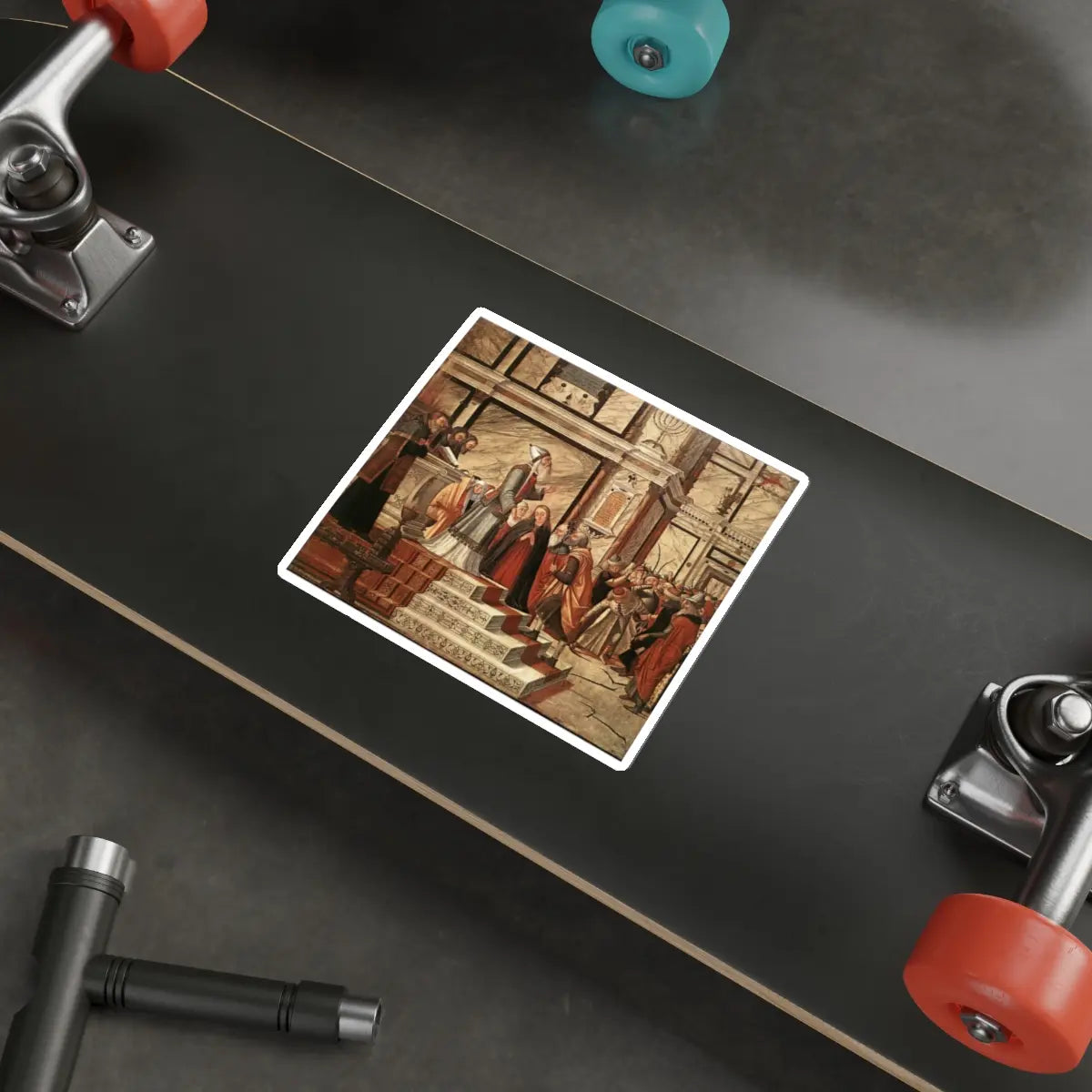 SKU:83841701454985065011 Sticker types:White Shape:Die-Cut Sizes:5" × 5"