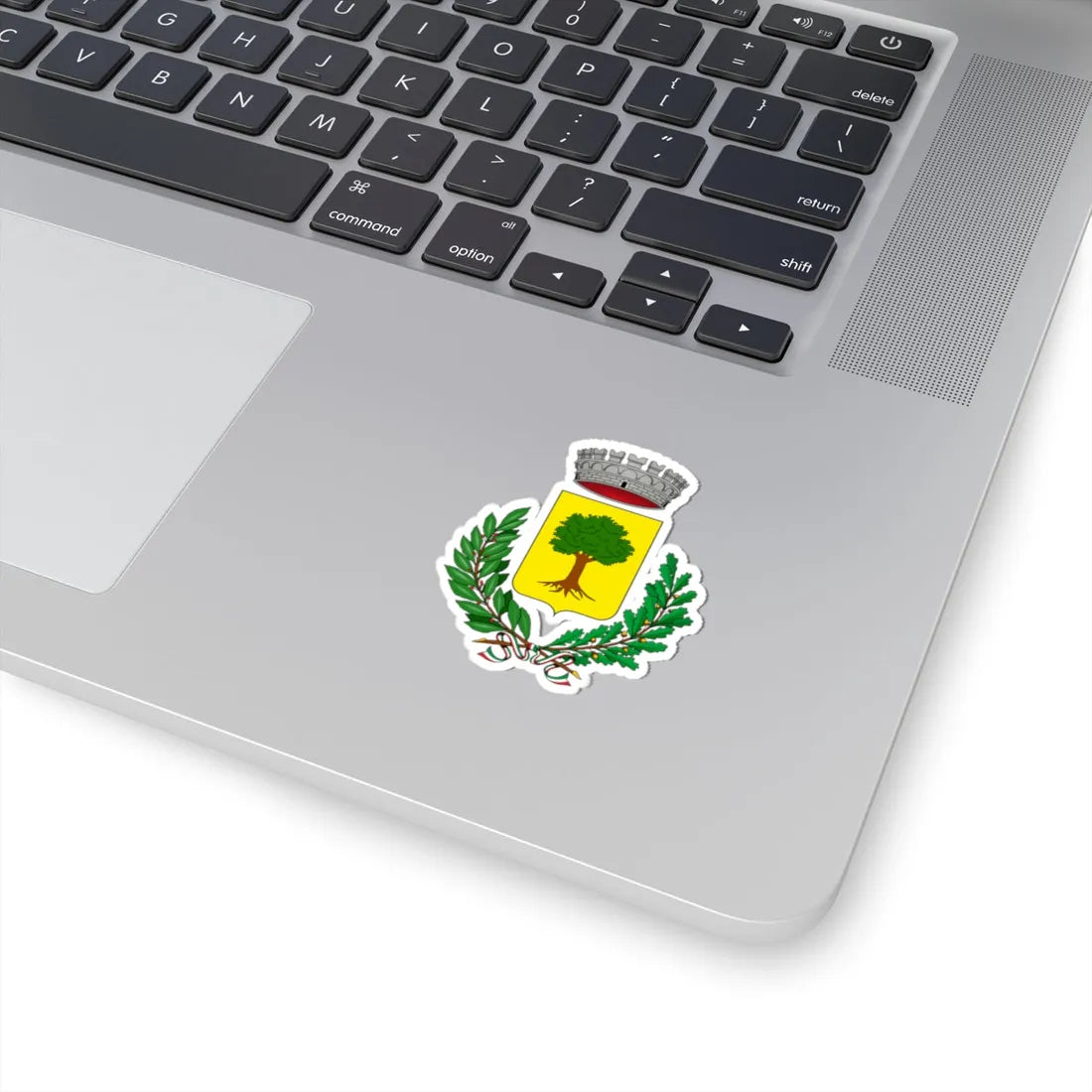 Carpaneto Piacentino-Stemma (Italy) (Coat of Arms) STICKER Vinyl Kiss-Cut Decal - The Sticker Space