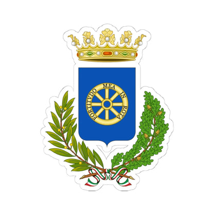 Carrara-Stemma (Italy) (Coat of Arms) STICKER Vinyl Kiss-Cut Decal 6 Inch White - The Sticker Space