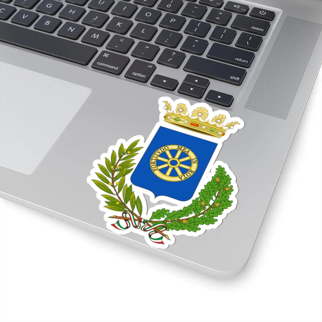 Carrara-Stemma (Italy) (Coat of Arms) STICKER Vinyl Kiss-Cut Decal - The Sticker Space