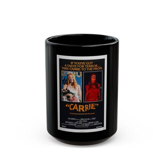 CARRIE 1976 Movie Poster - Black Coffee Mug-15oz-The Sticker Space