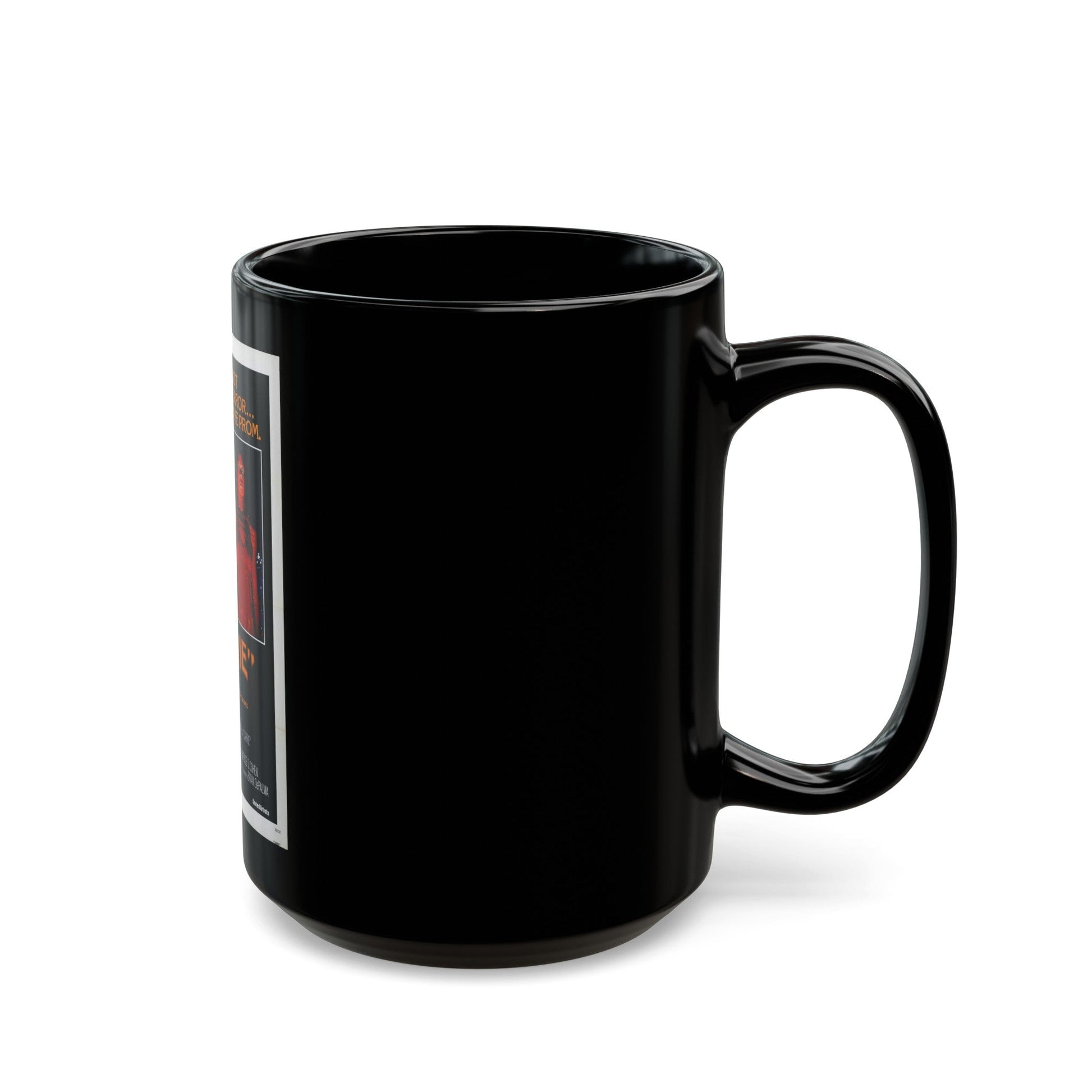 CARRIE 1976 Movie Poster - Black Coffee Mug-The Sticker Space