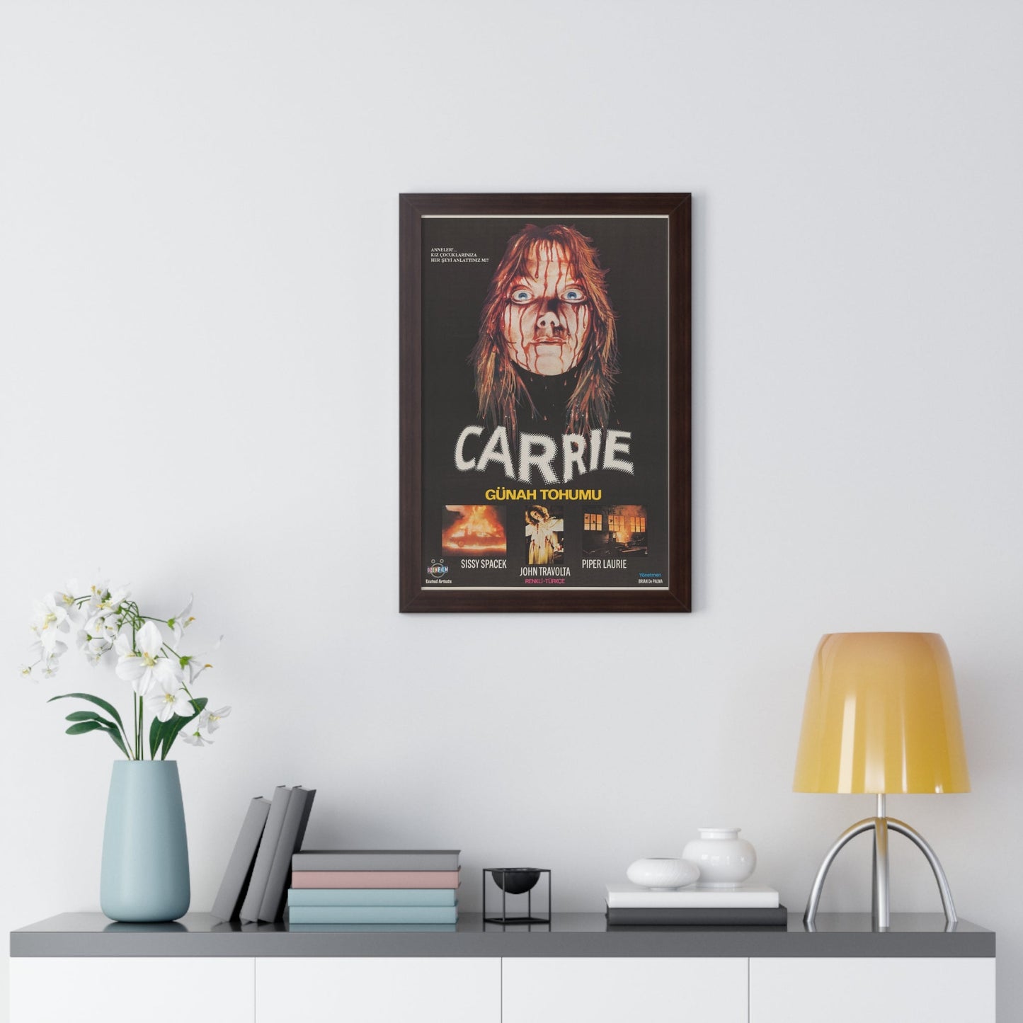 CARRIE (TURKISH) 1976 - Framed Movie Poster-The Sticker Space