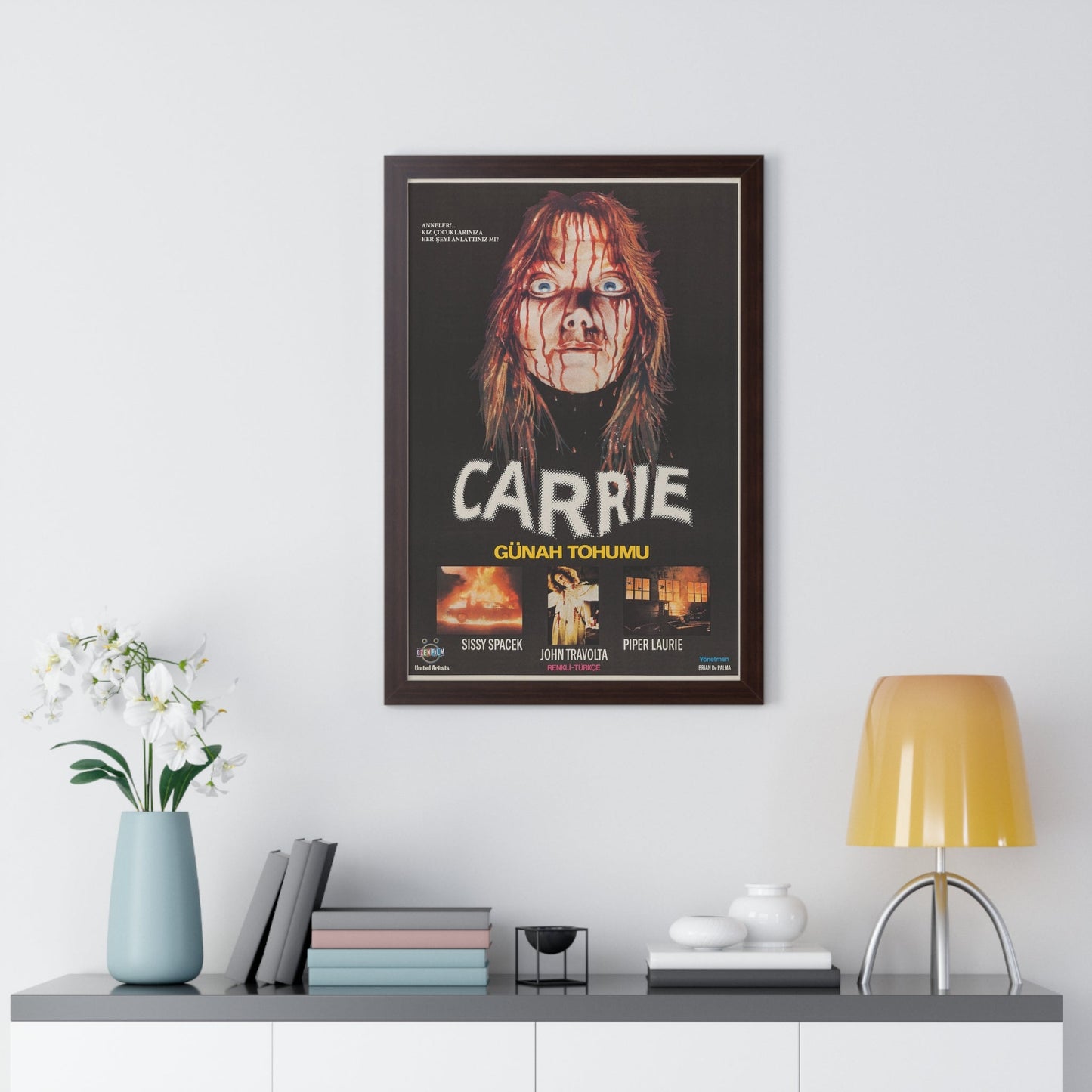 CARRIE (TURKISH) 1976 - Framed Movie Poster-The Sticker Space