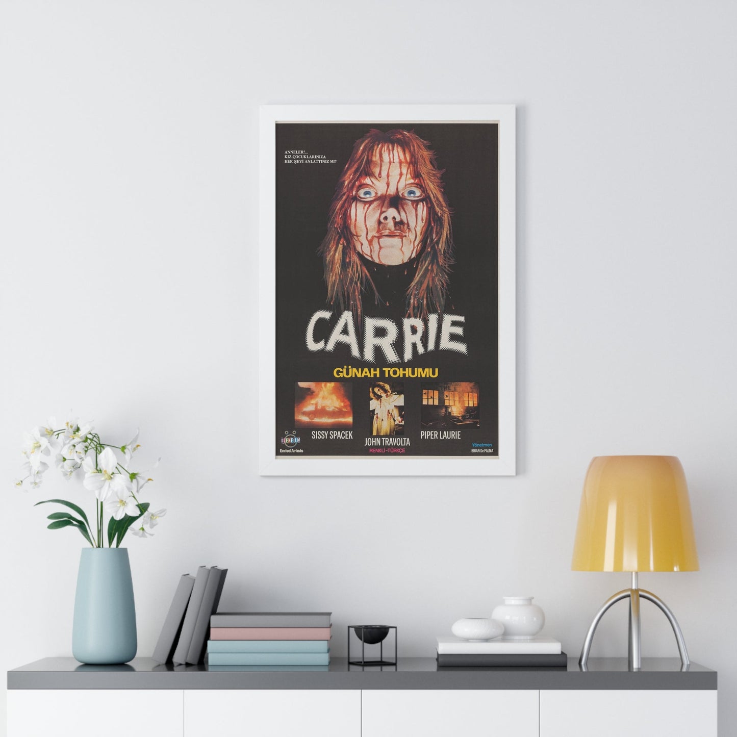 CARRIE (TURKISH) 1976 - Framed Movie Poster-The Sticker Space