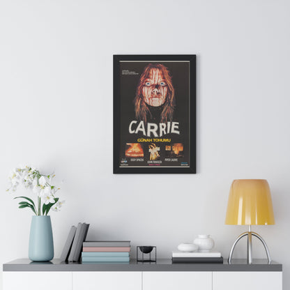 CARRIE (TURKISH) 1976 - Framed Movie Poster-The Sticker Space