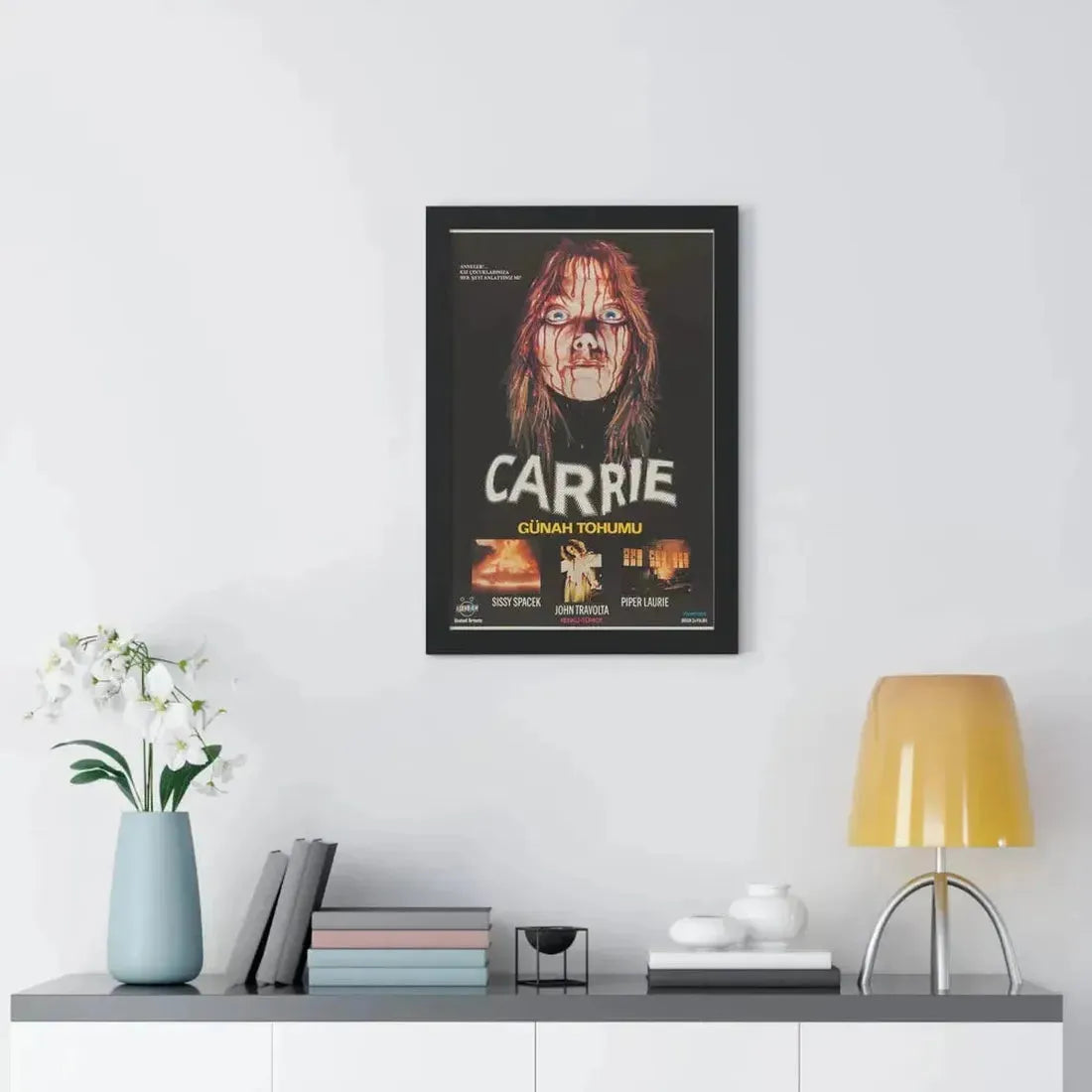 CARRIE (TURKISH) 1976 - Framed Movie Poster - The Sticker Space