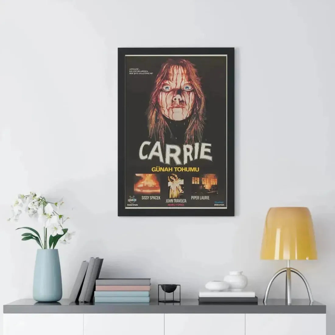 CARRIE (TURKISH) 1976 - Framed Movie Poster - The Sticker Space
