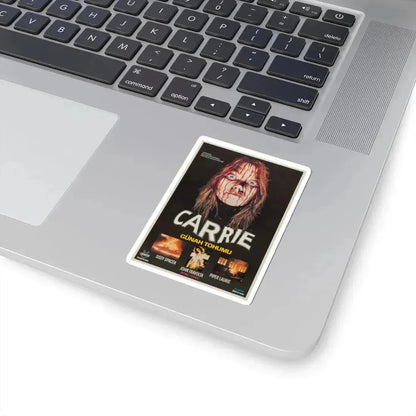 CARRIE (TURKISH) 1976 Movie Poster - STICKER Vinyl Kiss-Cut Decal - The Sticker Space