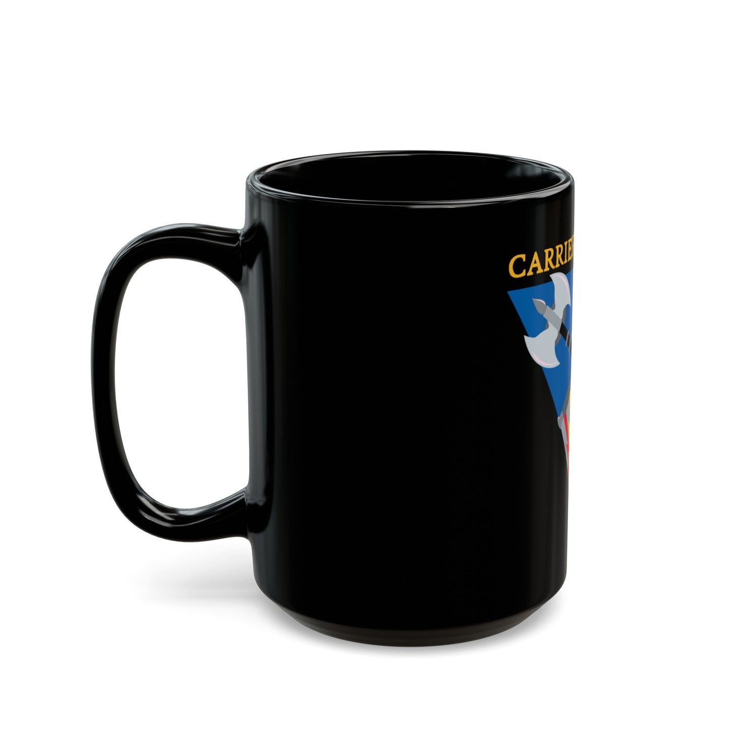 Carrier Air Wing 3 (U.S. Navy) Black Coffee Mug-The Sticker Space