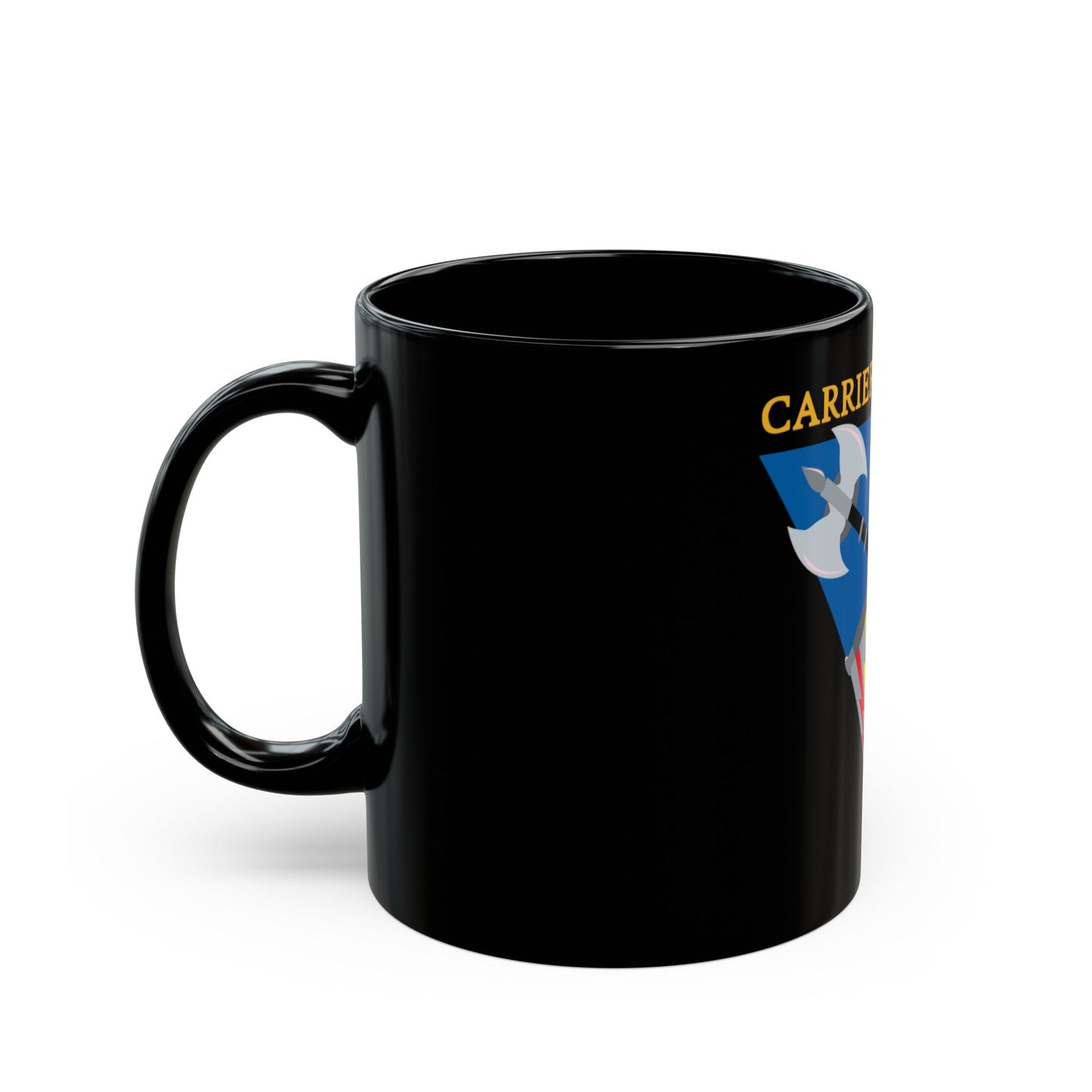 Carrier Air Wing 3 (U.S. Navy) Black Coffee Mug-The Sticker Space