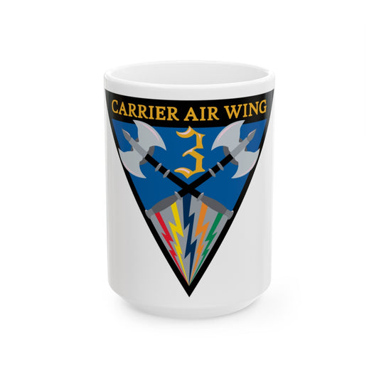 Carrier Air Wing 3 (U.S. Navy) White Coffee Mug-15oz-The Sticker Space