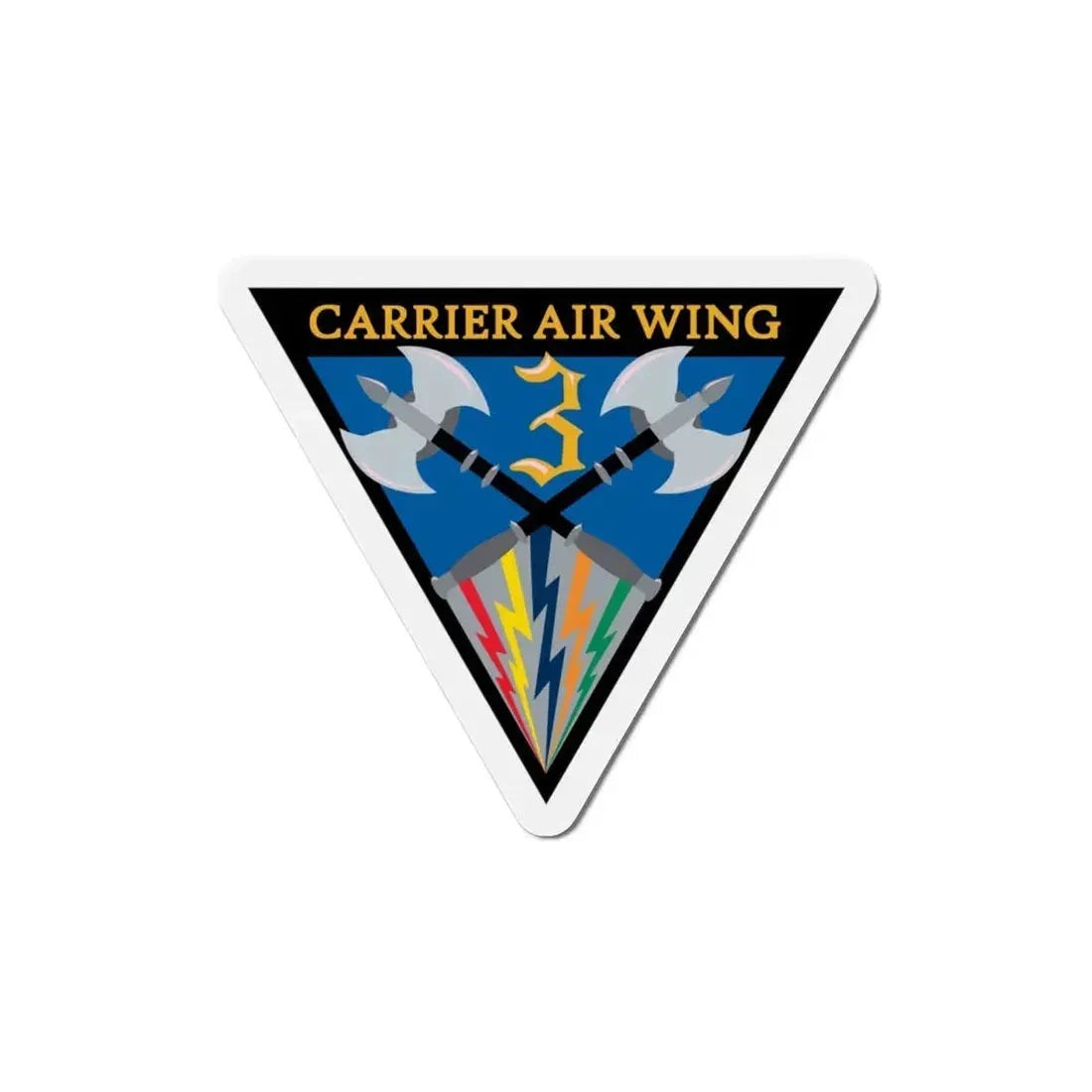 Carrier Air Wing 3 (U.S. Navy) Refrigerator Magnet 4 Inch - The Sticker Space