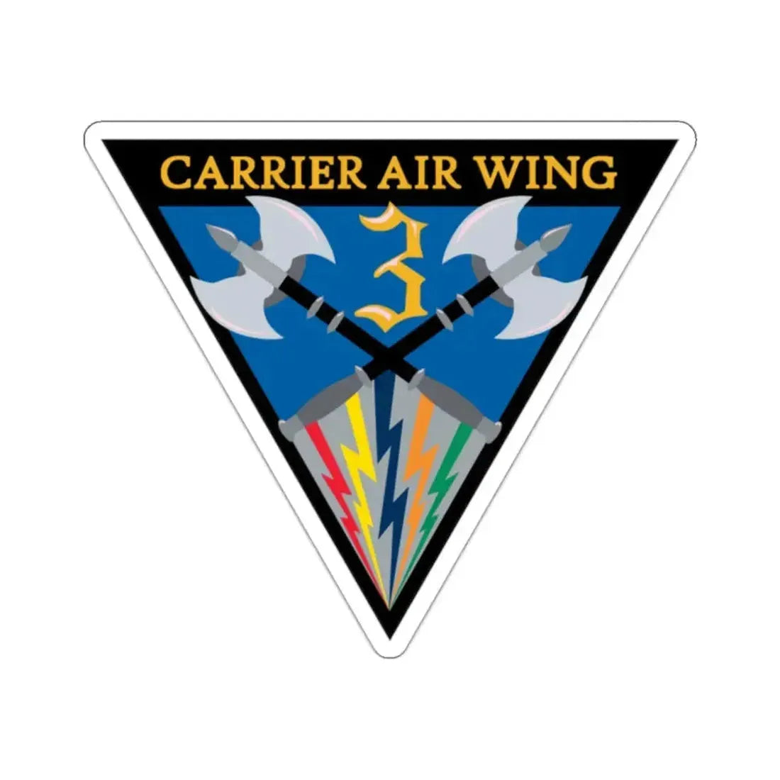 Carrier Air Wing 3 (U.S. Navy) STICKER Vinyl Kiss-Cut Decal - The Sticker Space