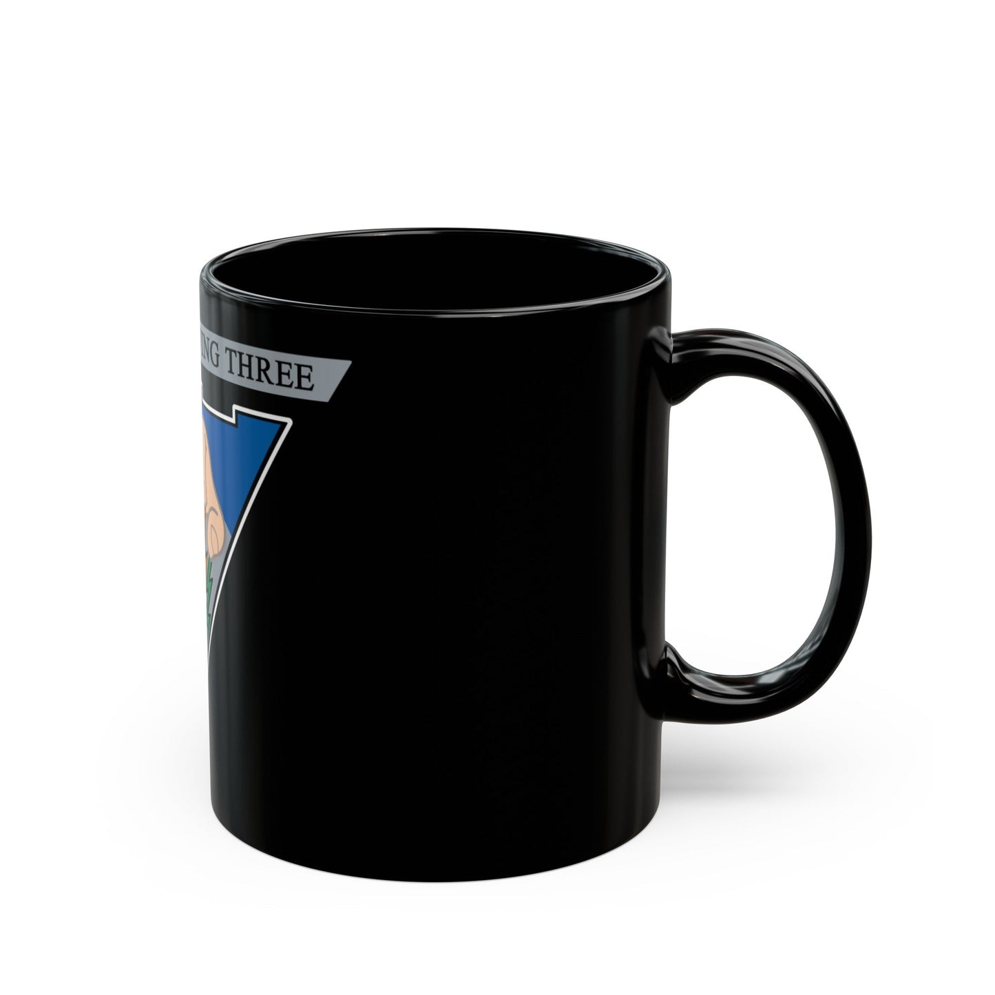 Carrier Air Wing 3 v2 (U.S. Navy) Black Coffee Mug-The Sticker Space