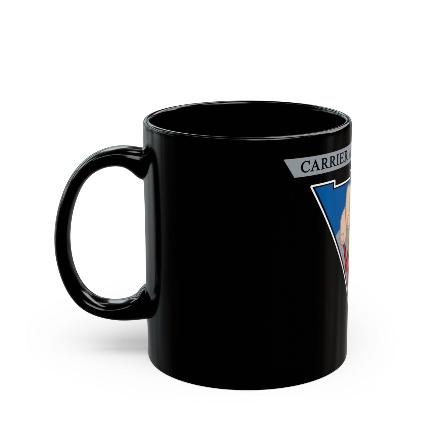 Carrier Air Wing 3 v2 (U.S. Navy) Black Coffee Mug-The Sticker Space