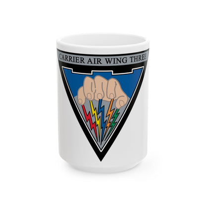 Carrier Air Wing 3 v2 (U.S. Navy) White Coffee Mug-15oz-The Sticker Space