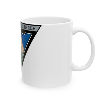 Carrier Air Wing 3 v2 (U.S. Navy) White Coffee Mug-The Sticker Space