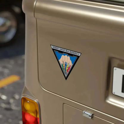Carrier Air Wing 3 v2 (U.S. Navy) REVERSE PRINT Transparent Die-Cut STICKER - The Sticker Space