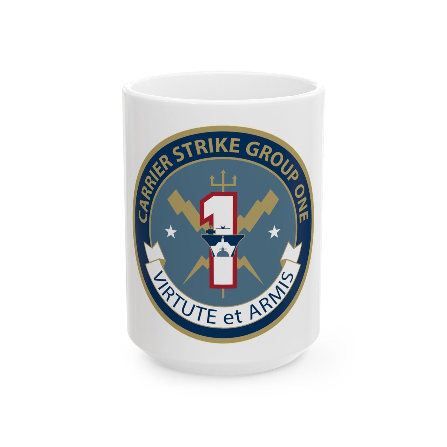 Carrier Strike Group 1 (U.S. Navy) White Coffee Mug-15oz-The Sticker Space