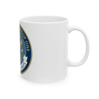 Carrier Strike Group 1 (U.S. Navy) White Coffee Mug-The Sticker Space