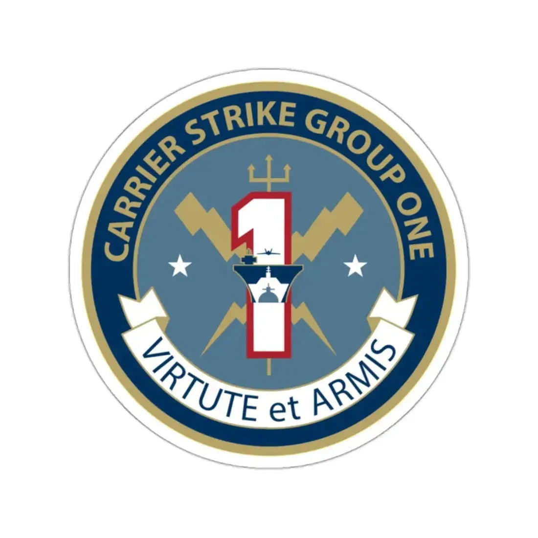 Carrier Strike Group 1 (U.S. Navy) STICKER Vinyl Die-Cut Decal 2 Inch - The Sticker Space