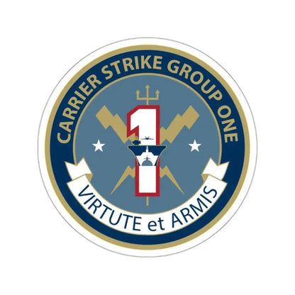 Carrier Strike Group 1 (U.S. Navy) STICKER Vinyl Die-Cut Decal 2 Inch - The Sticker Space