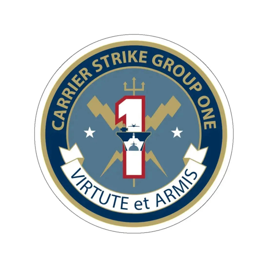 Carrier Strike Group 1 (U.S. Navy) STICKER Vinyl Die-Cut Decal 6 Inch - The Sticker Space